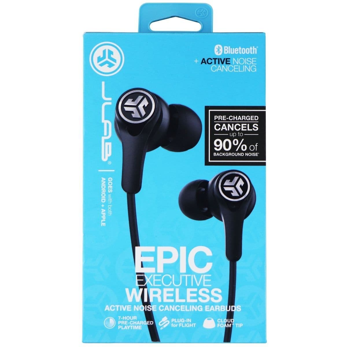 JLab Audio Epic Executive Wireless Active Noise Canceling Earbuds - Black image 4