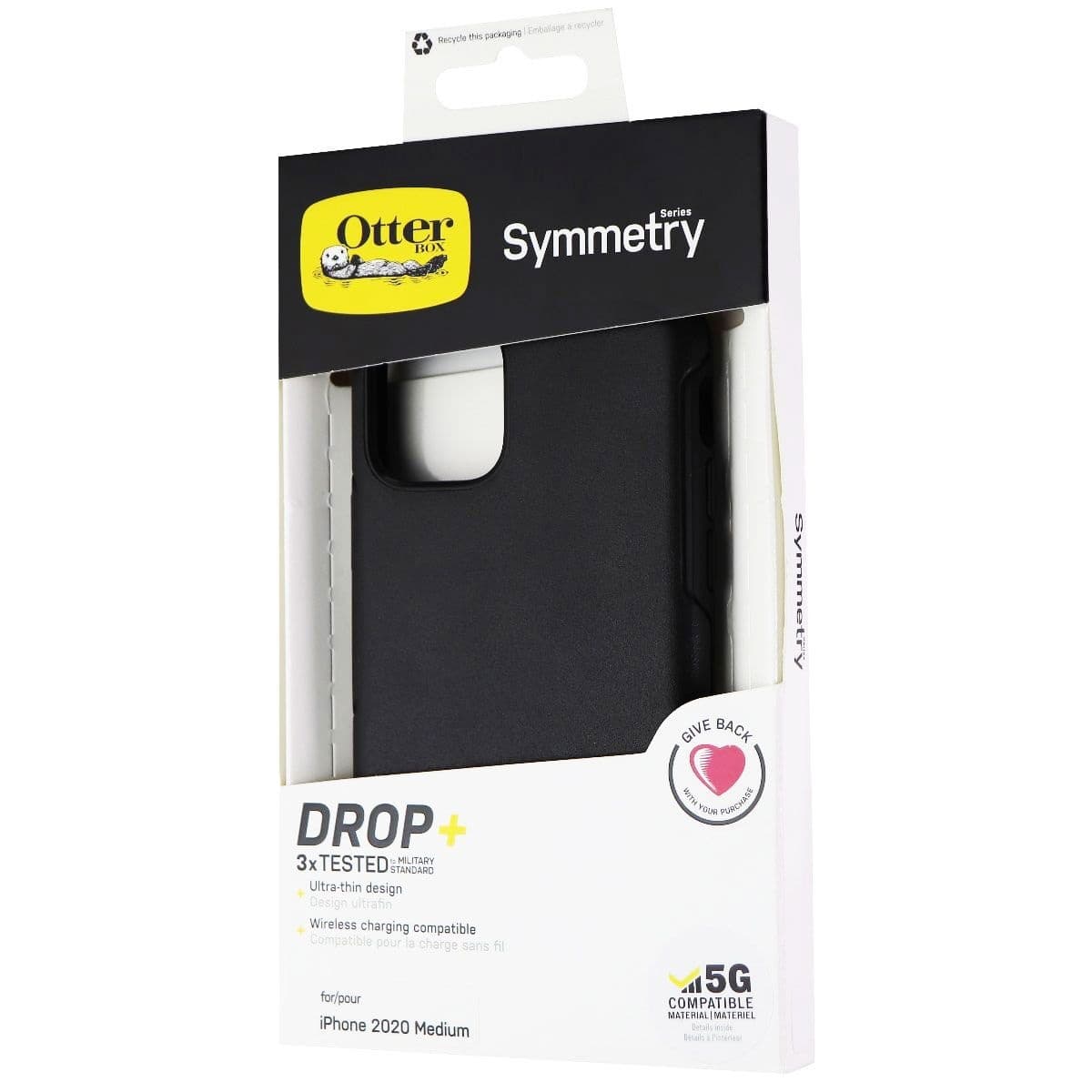 OtterBox Symmetry Series Hybrid Case for Apple iPhone 12 / iPhone 12 Pro - Black image 2