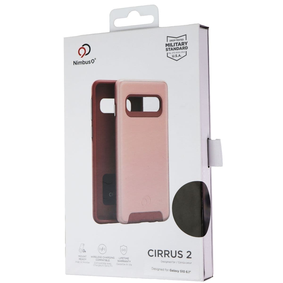 Nimbus9 Cirrus 2 Series Hard Case for Samsung Galaxy S10 - Pink Rose Gold image 1