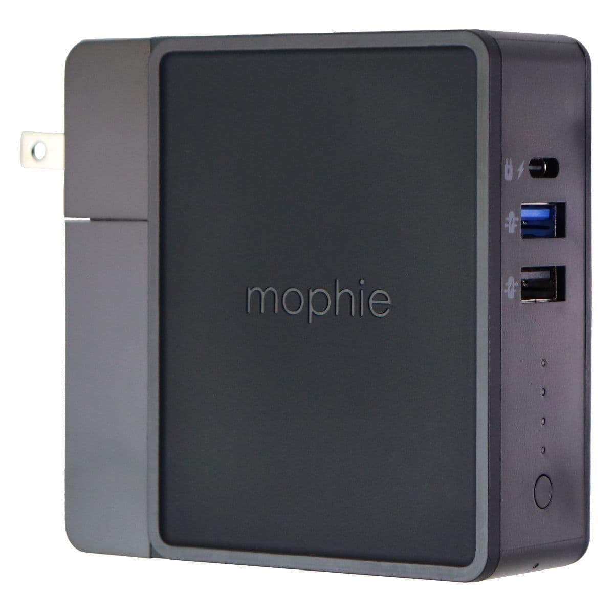 Mophie Powerstation Hub - Portable Battery hub with Wireless Qi - Black image 1