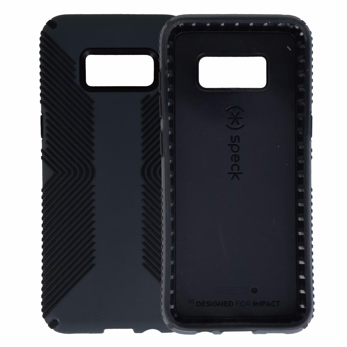 Speck Products Presidio Grip Case for Galaxy S8 - Graphite Gray/Charcoal Gray image 2