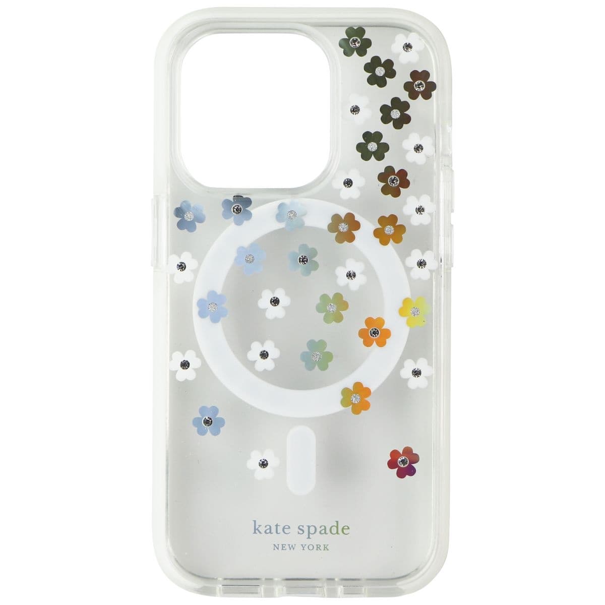 Kate Spade Defensive Case for MagSafe for iPhone 14 Pro - Scattered Flowers image 2