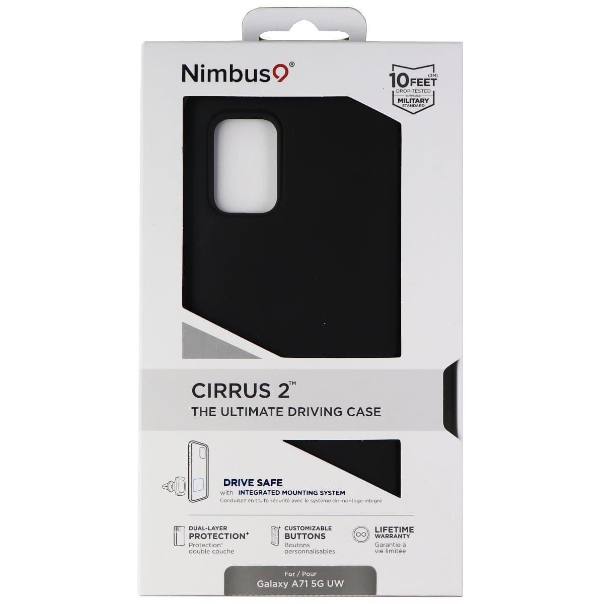 Nimbus9 Cirrus 2 Series Case for Samsung Galaxy A71 5G UW - Black image 4