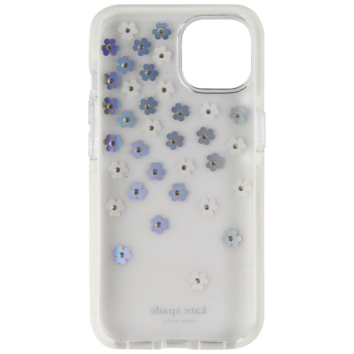 Kate Spade Hardshell Case for iPhone 13 / 14 - Iridescent Scatter Flowers image 2
