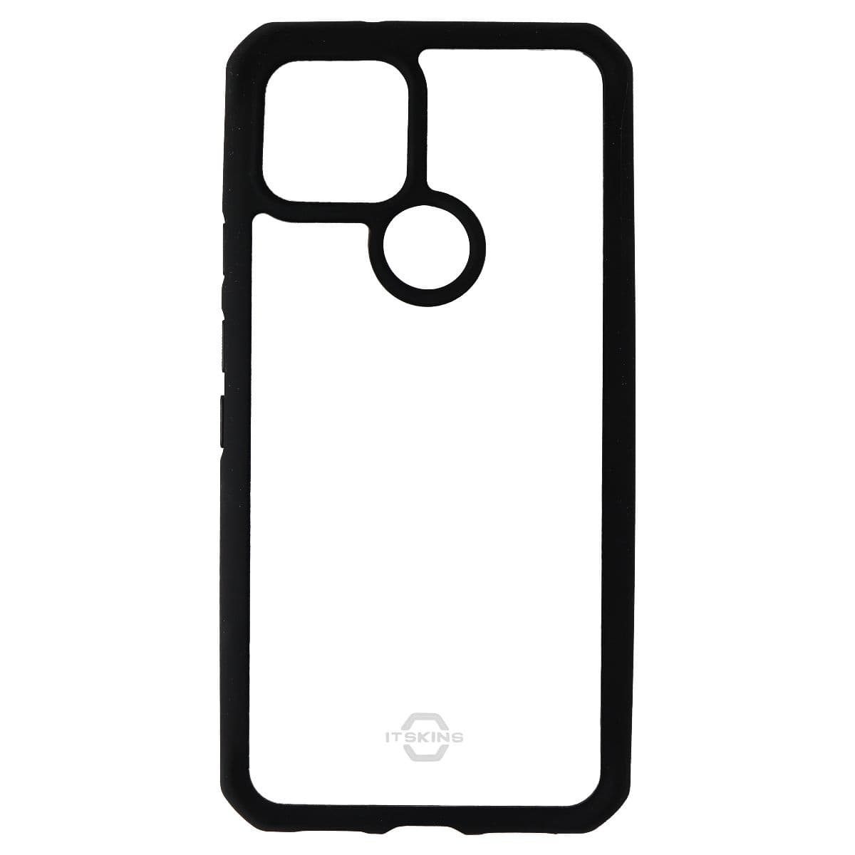 ITSKINS Hybrid Solid Series Case for Google Pixel 5 - Black/Clear image 2
