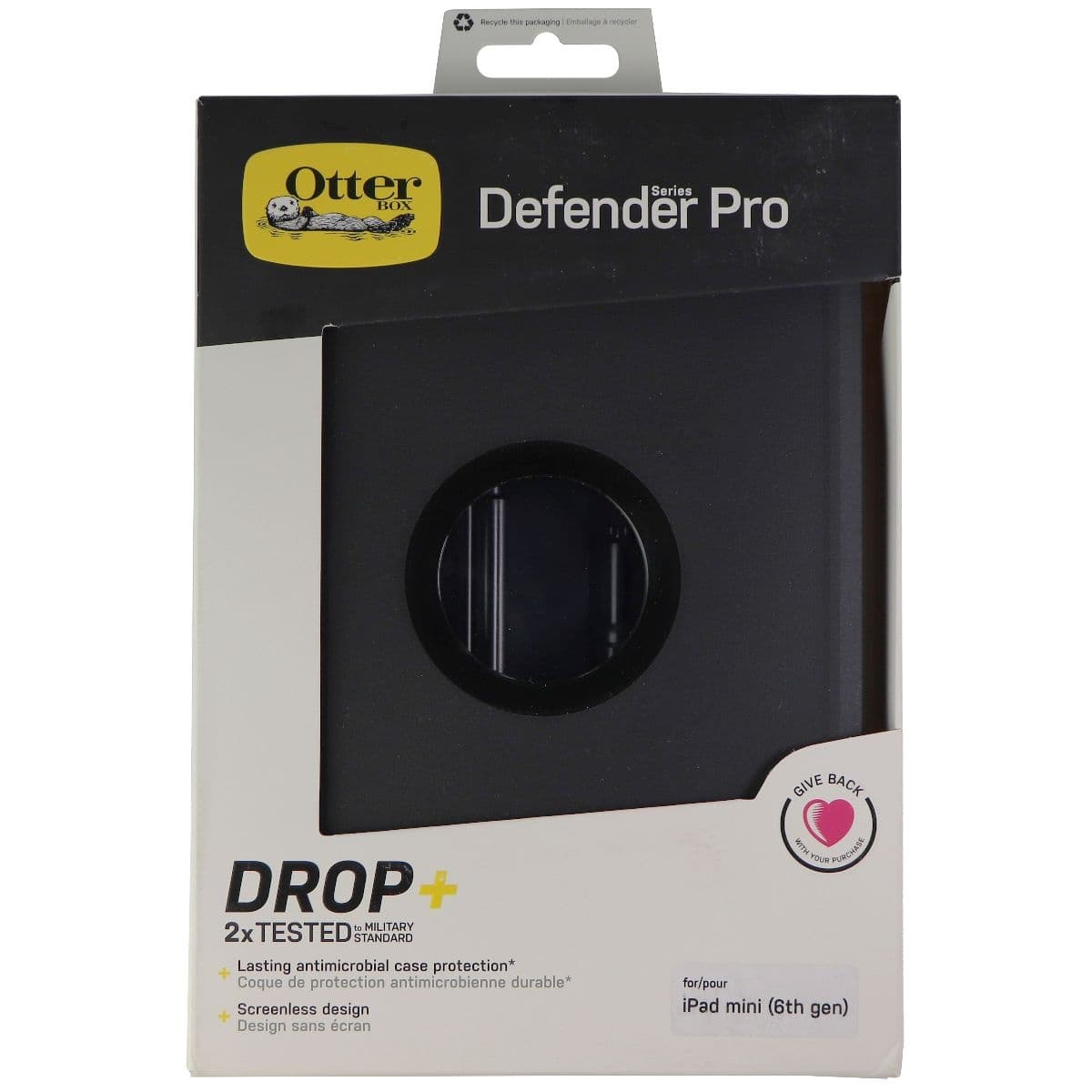 OtterBox Defender PRO Series Case for Apple iPad mini (6th Gen) - Black image 5