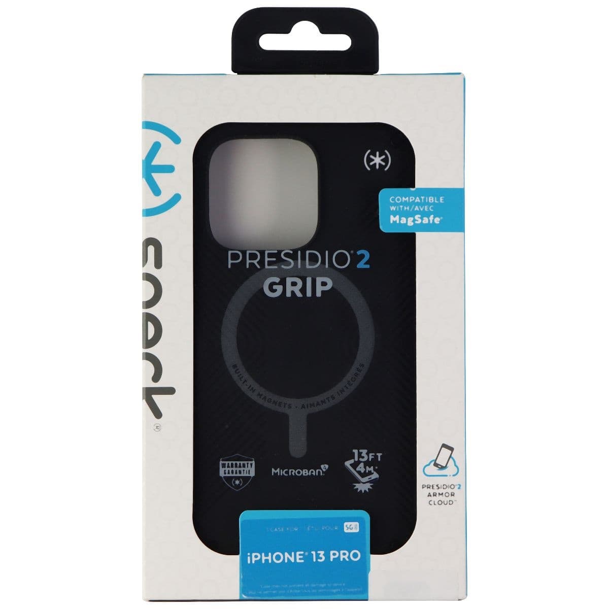 Speck Presidio2 Grip SeriesCase for  MagSafe  for  Apple iPhone 13 Pro - Black image 4