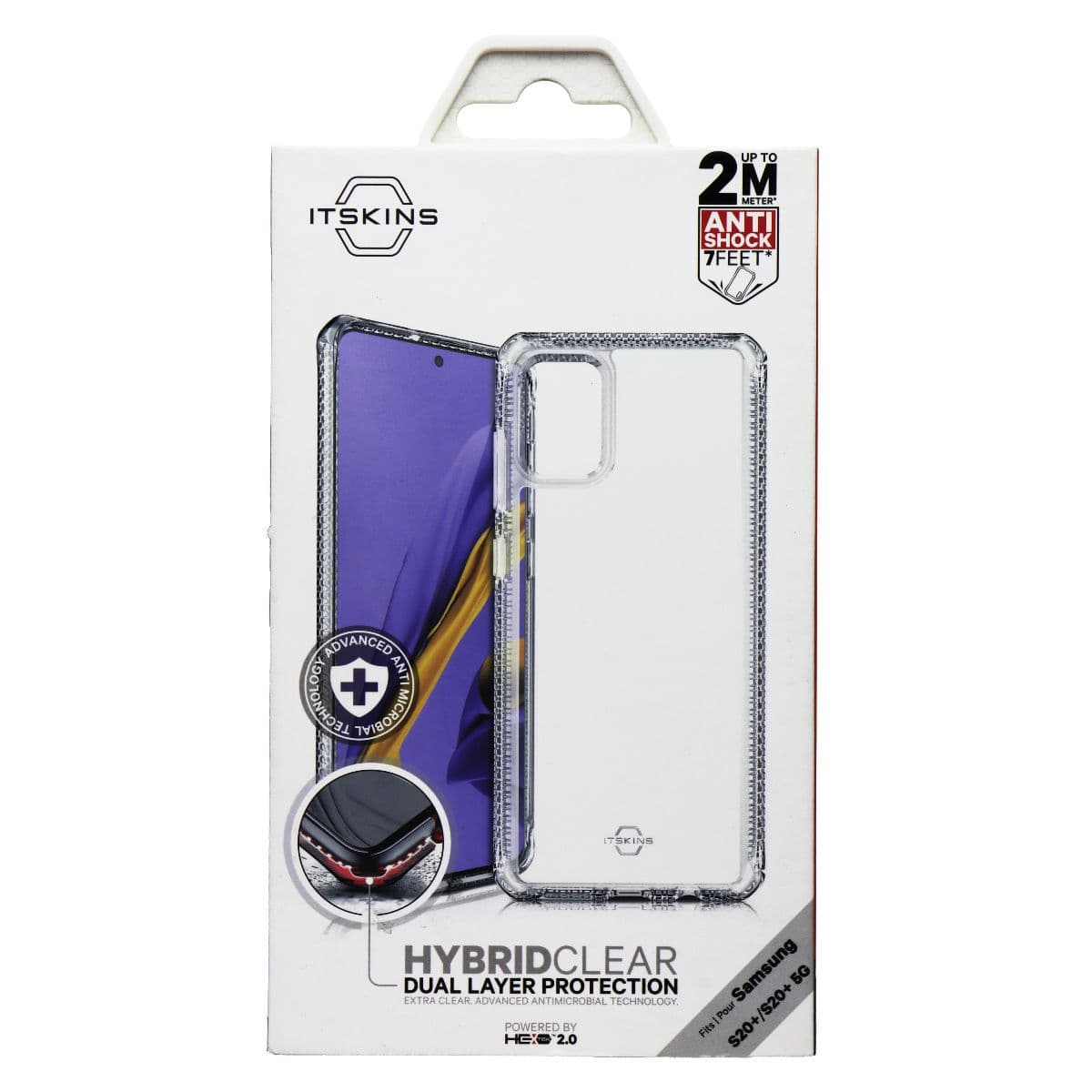 ITSKINS Hybrid Clear Series Case for Samsung Galaxy (S20+) 5G - Transparent image 1