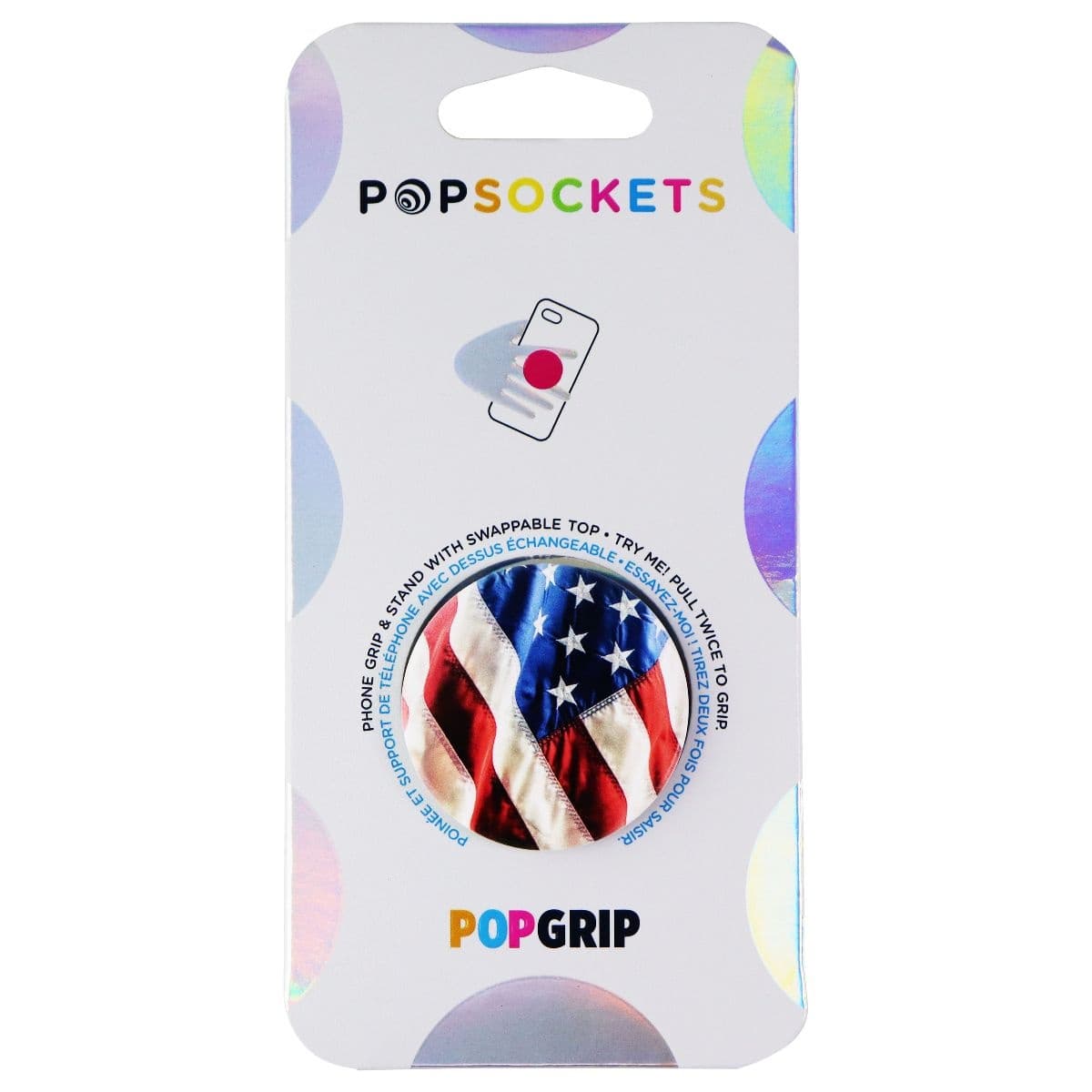 PopSockets PopGrip with Swappable Top for Smartphones - Oh Say Can You See image 1